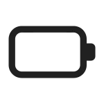 Battery 0 SVG Icon